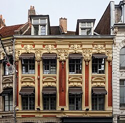 Façades rue de la Grande-Chaussée à Lille