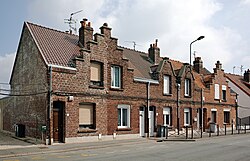 Rang de maisons, rue du Docteur Huart, à Lille