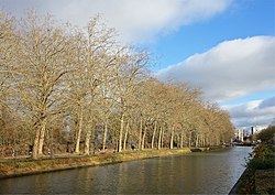 Le canal de l'Esplanade à Lille