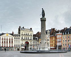 La Colonne de la Déesse sur la Grand Place de Lille