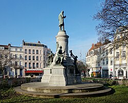 Le monument à Louis Pasteur à Lille