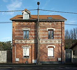 Maisons de cadres de l'usine Produits Chimiques de Loos.