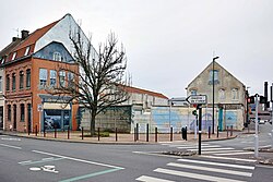 Carrefour des rues du Brun Pain et de Paris, à Tourcoing